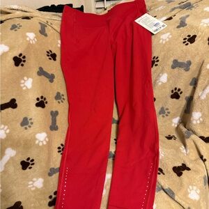 Lululemon Athletica Red Leggings